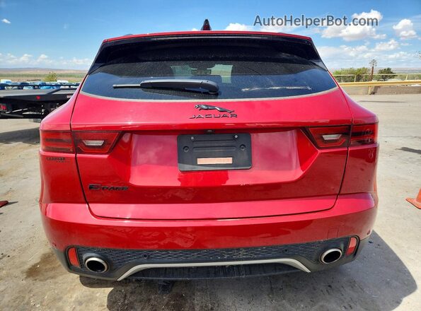 SADFP2FX1N1031074 2022 JAGUAR E-PACE Red Rear view