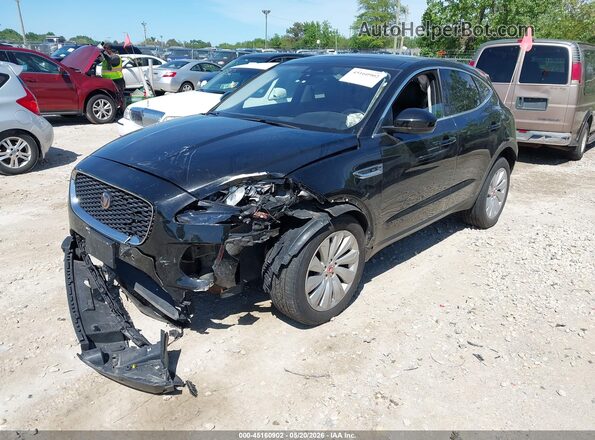 SADFP2FX2K1Z55566 2019 JAGUAR E-PACE Черный Передняя левая четверть