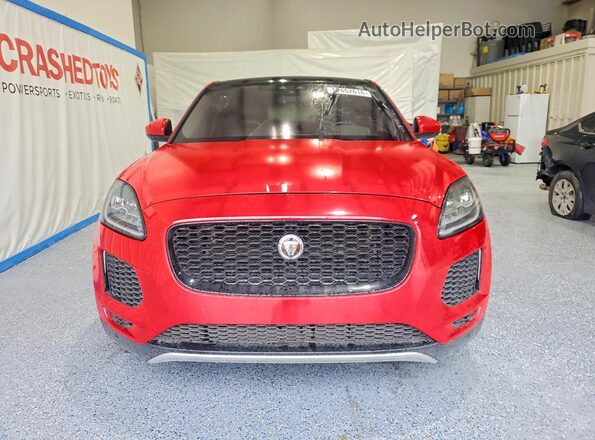 SADFP2FX4K1Z42687 2019 JAGUAR E-PACE Красный Вид спереди