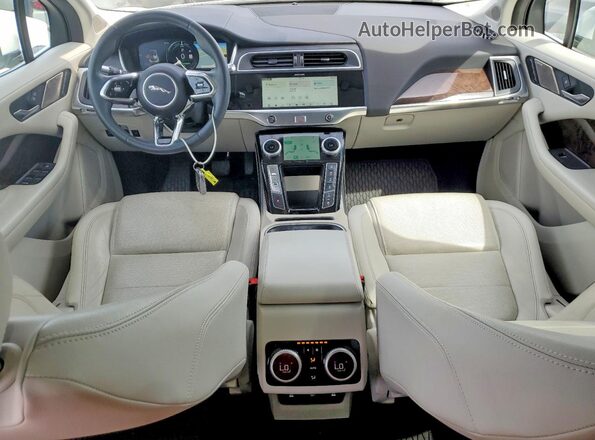 SADHB2S15L1F80317 2020 JAGUAR I-PACE White Widok deski rozdzielczej