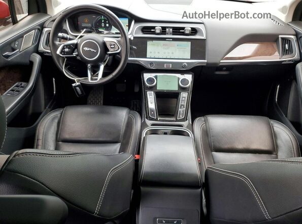 SADHC2S11L1F80389 2020 JAGUAR I-PACE Красный Вид панели приборов