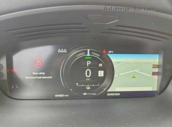 SADHC2S17K1F65250 2019 JAGUAR I-PACE Белый Вид щитка приборов