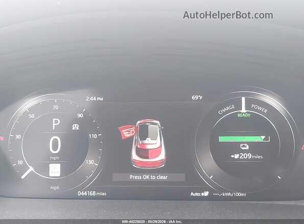 SADHC2S17K1F76426 2019 JAGUAR I-PACE White Vista de los asientos traseros