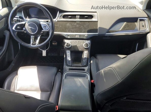 SADHD2S12K1F72779 2019 JAGUAR I-PACE Blue Dashboard view