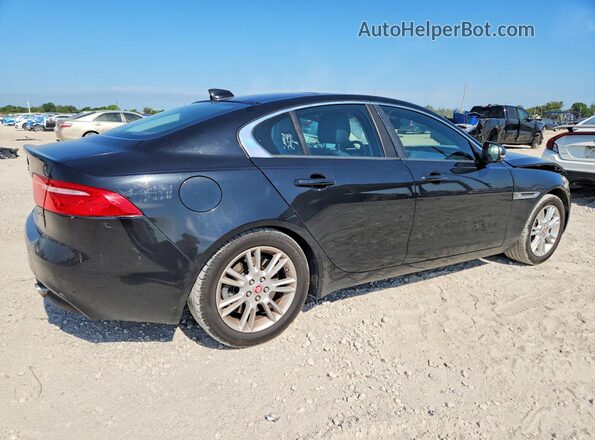 SAJAD4BG4HA975487 2017 JAGUAR XF Черный Задняя правая четверть