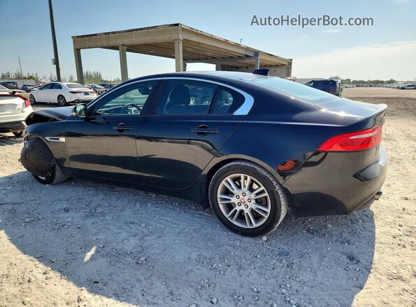 SAJAD4BG4HA975487 2017 JAGUAR XF Черный Задняя левая четверть