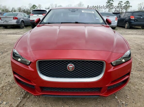 SAJAD4FX9JCP25344 2018 JAGUAR XF Red Widok z przodu