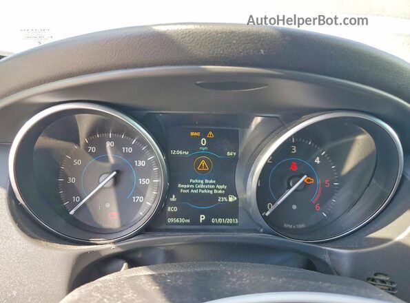 SAJAE4BN8HA968439 2017 JAGUAR XF Black ხელსაწყოთა პანელის ხედი