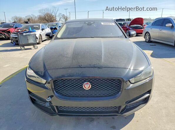 SAJAE4BN8HA968439 2017 JAGUAR XF Black წინა ხედი