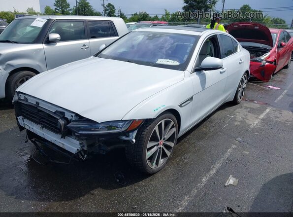 SAJAE4FX1LCP64624 2020 JAGUAR XF White Передня ліва чверть