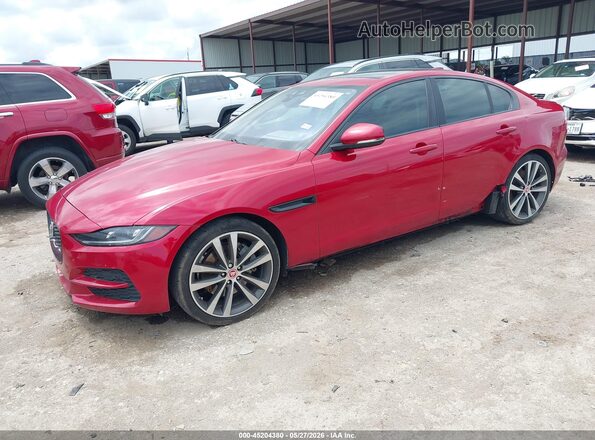 SAJAE4FX4LCP63368 2020 JAGUAR XF Red Передня ліва чверть