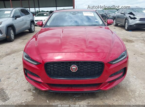 SAJAE4FX4LCP63368 2020 JAGUAR XF Red Вид щитка приладів