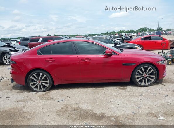 SAJAE4FX4LCP63368 2020 JAGUAR XF Red Вид задньої частини салону