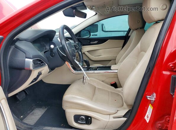 SAJAE4FX5LCP58471 2020 JAGUAR XF Red Vista interior delantera