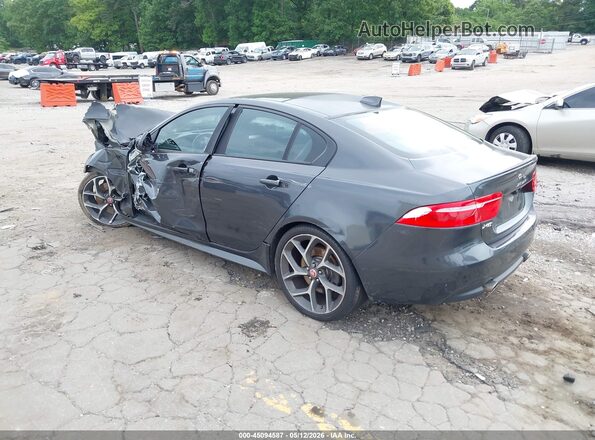 SAJAF4BV3HA975893 2017 JAGUAR XF Серый Задняя левая четверть
