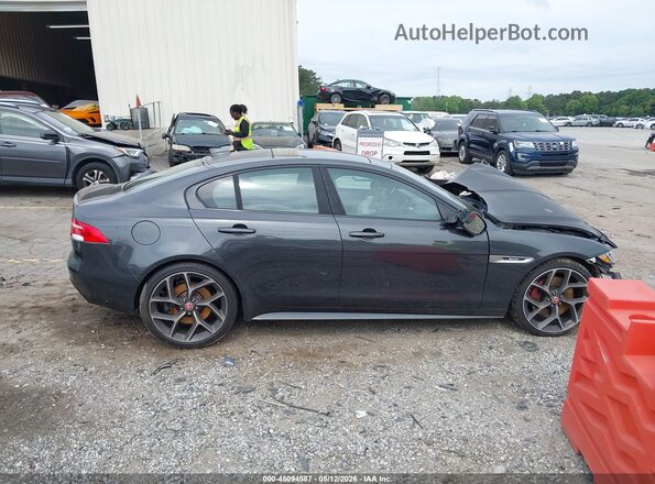 SAJAF4BV3HA975893 2017 JAGUAR XF Серый Вид задней части салона