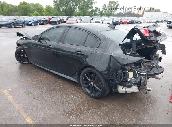 SAJAF4BVXHA951798 2017 JAGUAR XF Черный Задняя левая четверть