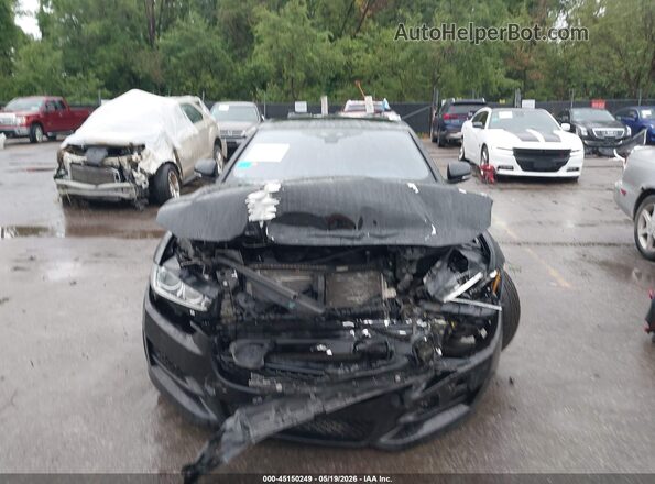 SAJAF4BVXHA951798 2017 JAGUAR XF Черный Вид щитка приборов