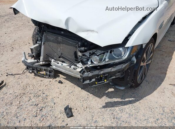 SAJAF4GX5JCP37659 2018 JAGUAR XF White Front view