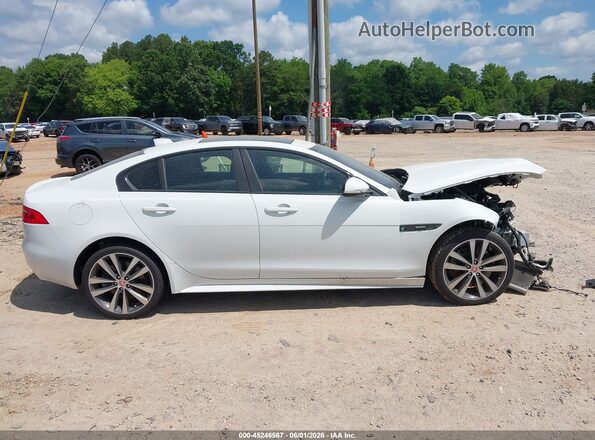 SAJAF4GX5JCP37659 2018 JAGUAR XF White Rear interior view