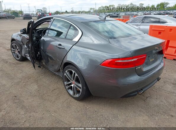 SAJAJ4BV5HA962559 2017 JAGUAR XF Серый Задняя левая четверть
