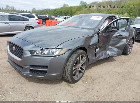 SAJAJ4BV5HA962559 2017 JAGUAR XF Серый Передняя левая четверть