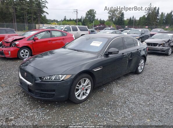 SAJAJ4FX5JCP19971 2018 JAGUAR XF Gray წინა მარცხენა ხედი სამი მეოთხედიდან