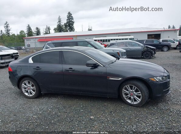 SAJAJ4FX5JCP19971 2018 JAGUAR XF Gray უკანა სალონის ხედი