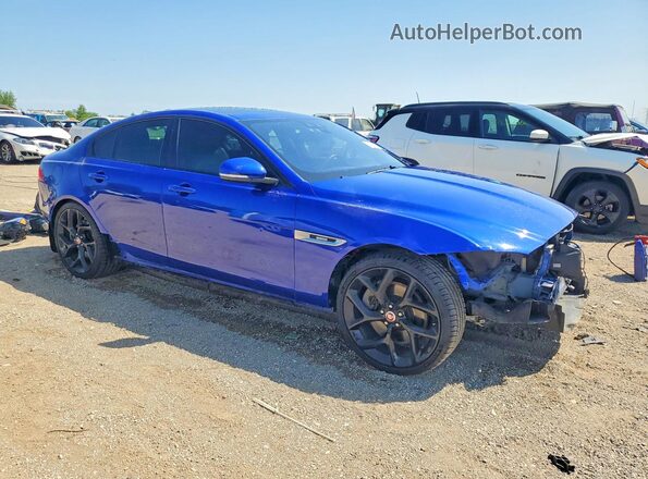 SAJAL4BV5HA960854 2017 JAGUAR XF Синий 