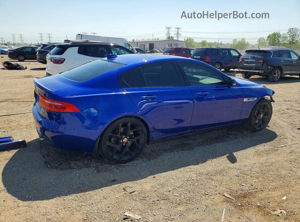 SAJAL4BV5HA960854 2017 JAGUAR XF Синий 