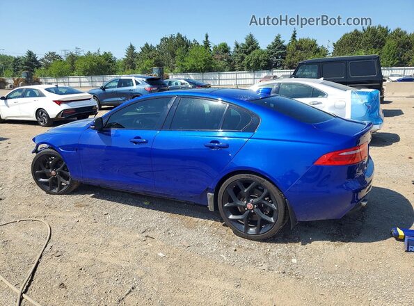 SAJAL4BV5HA960854 2017 JAGUAR XF Синий 