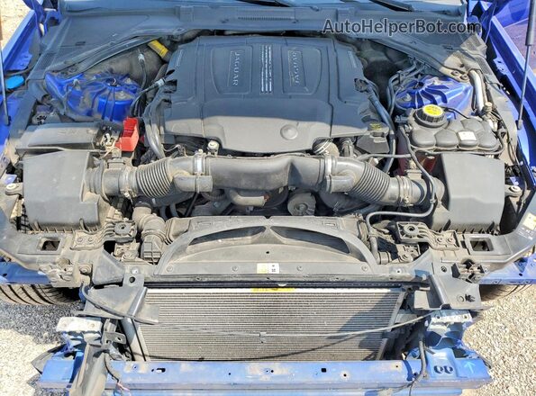 SAJAL4BV5HA960854 2017 JAGUAR XF Синий 