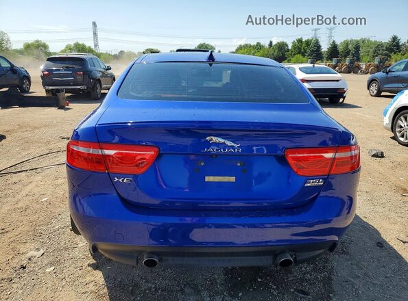 SAJAL4BV5HA960854 2017 JAGUAR XF Синий 