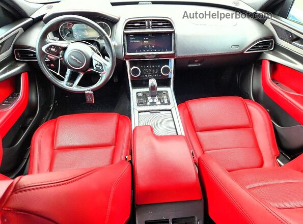 SAJAT4GX9LCP60390 2020 JAGUAR XF Black წინა პანელის ხედი