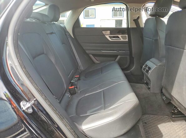 SAJBD4FX5JCY58090 2018 JAGUAR XF Black Вид задніх сидінь