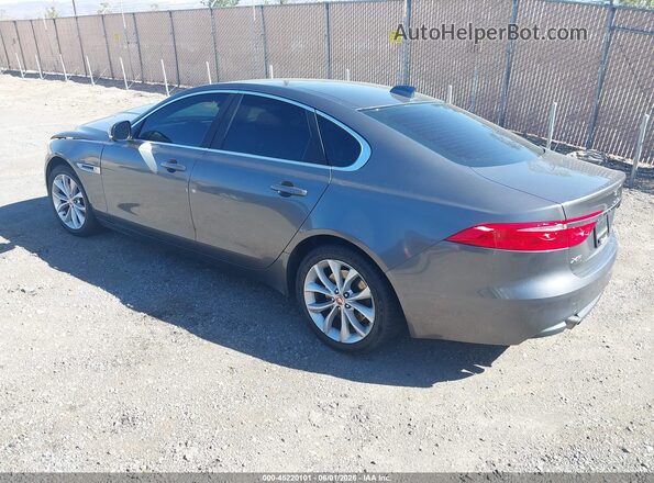 SAJBD4FX6JCY59362 2018 JAGUAR XF Gray Trasero izquierdo