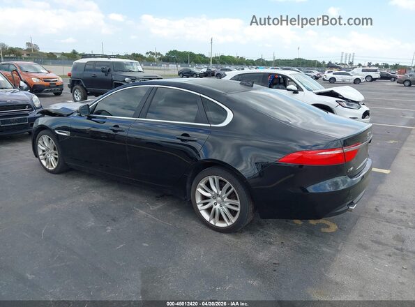 SAJBE4BV6GCY05957 2016 JAGUAR XF Black Задня ліва чверть