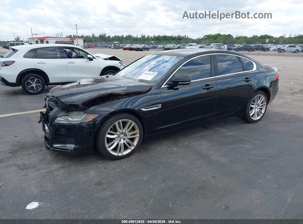 SAJBE4BV6GCY05957 2016 JAGUAR XF Black Передня ліва чверть