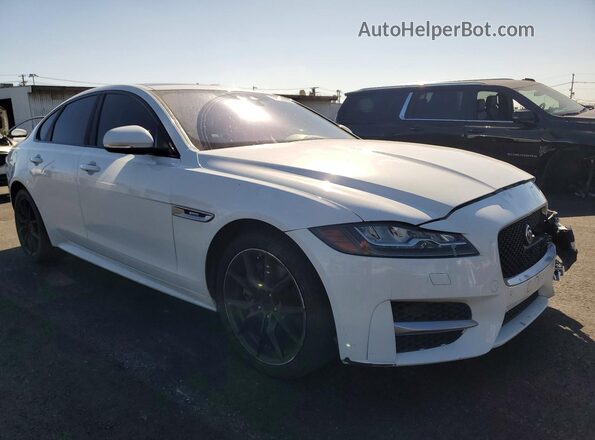 SAJBF4BV5GCY13402 2016 JAGUAR XF Белый Передняя правая четверть