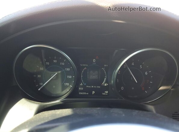 SAJBF4BV5GCY13402 2016 JAGUAR XF Белый Вид щитка приборов