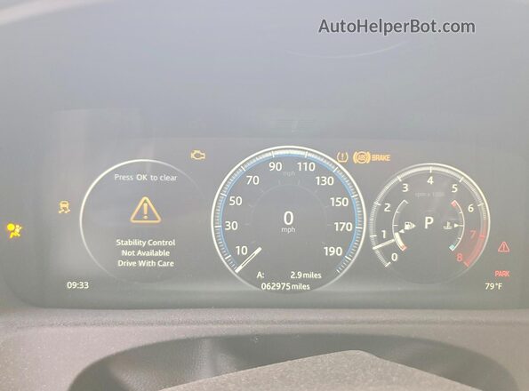 SAJBG4FV9JCY55697 2018 JAGUAR XF Белый Вид щитка приборов