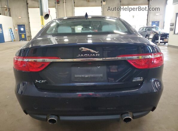 SAJBK4BV1GCY19743 2016 JAGUAR XF Blue Vista trasera