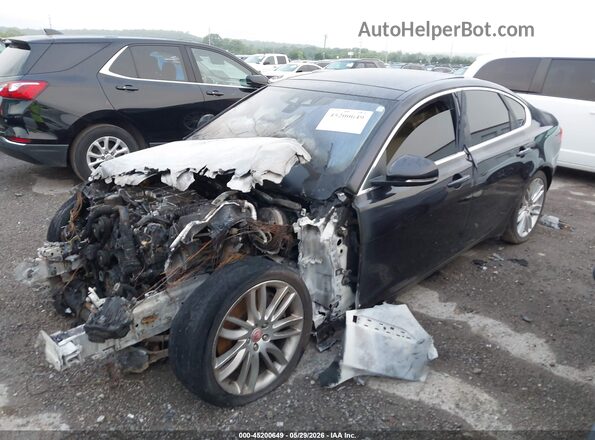 SAJBK4BV6GCY12853 2016 JAGUAR XF Black Передня ліва чверть