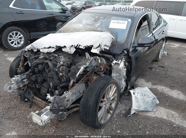 SAJBK4BV6GCY12853 2016 JAGUAR XF Black Вид спереду