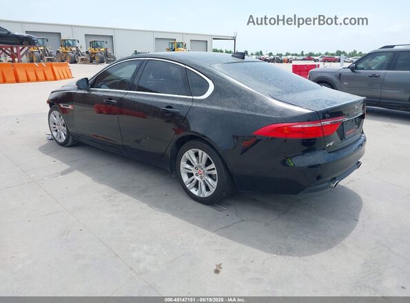 SAJBR4BV8HCY32860 2017 JAGUAR XF Черный Задняя левая четверть