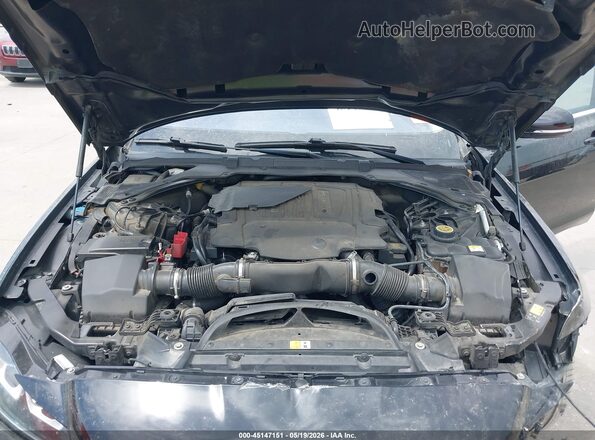 SAJBR4BV8HCY32860 2017 JAGUAR XF Черный Вид сзади