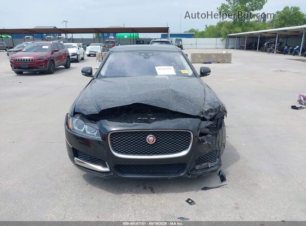 SAJBR4BV8HCY32860 2017 JAGUAR XF Черный Вид щитка приборов
