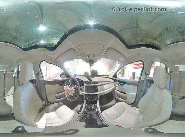 SAJBS4BV9HCY27882 2017 JAGUAR XF Белый Панорамный вид салона 360°