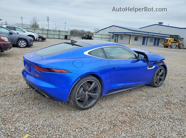 SAJD81FV4KCK58432 2019 JAGUAR F-TYPE Blue Tył prawy