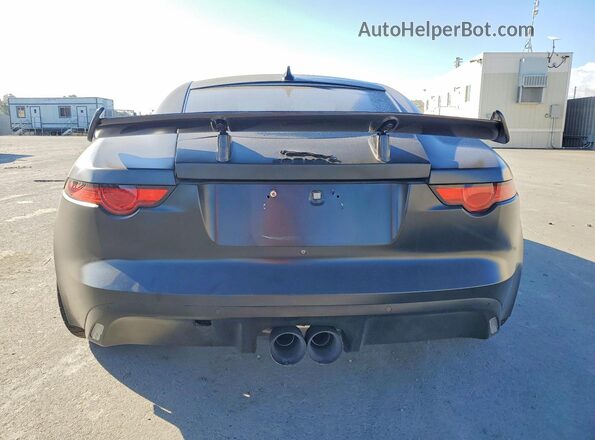 SAJDD1EV8JCK54458 2018 JAGUAR F-TYPE Black უკანა ხედი